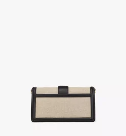 Tracy Shoulder Bag In Linen Leather Mix