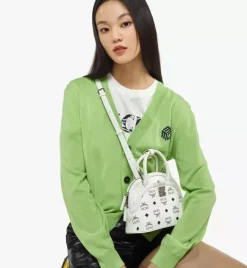 Tracy Tote In Visetos Leather Mix