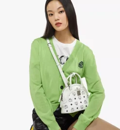 Tracy Tote In Visetos Leather Mix