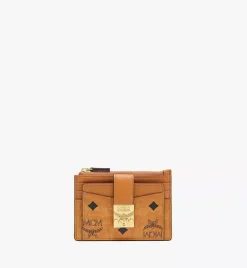 Tracy Zip Card Case In Visetos