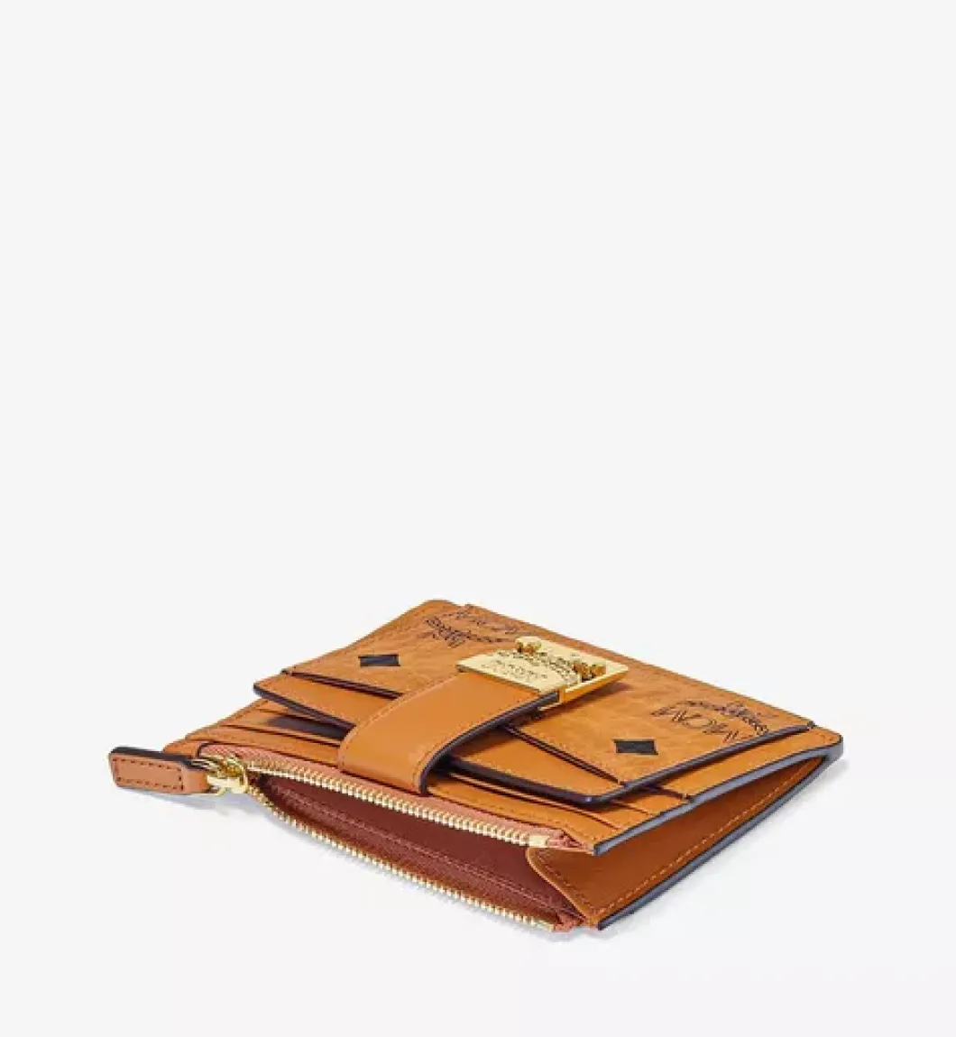 Tracy Zip Card Case In Visetos