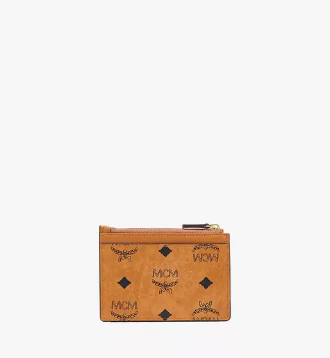 Tracy Zip Card Case In Visetos