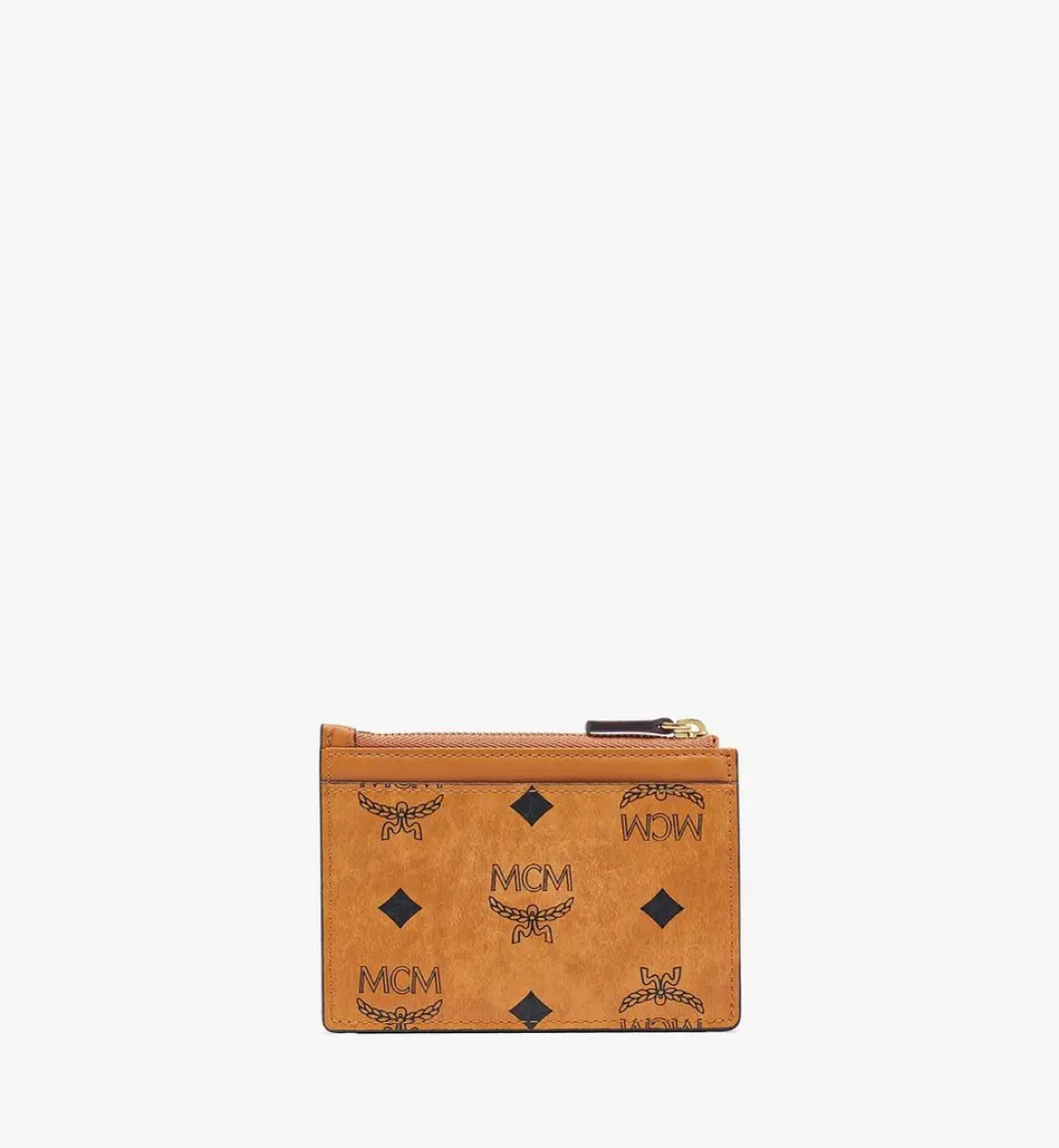 Tracy Zip Card Case In Visetos