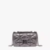 Travia Quilted Shoulder Bag In Crushed Calf Leather