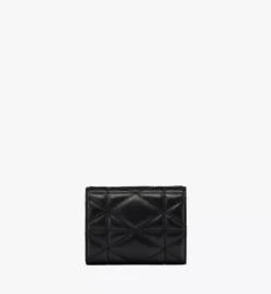 Travia Trifold Wallet In Cloud Quilted Leather