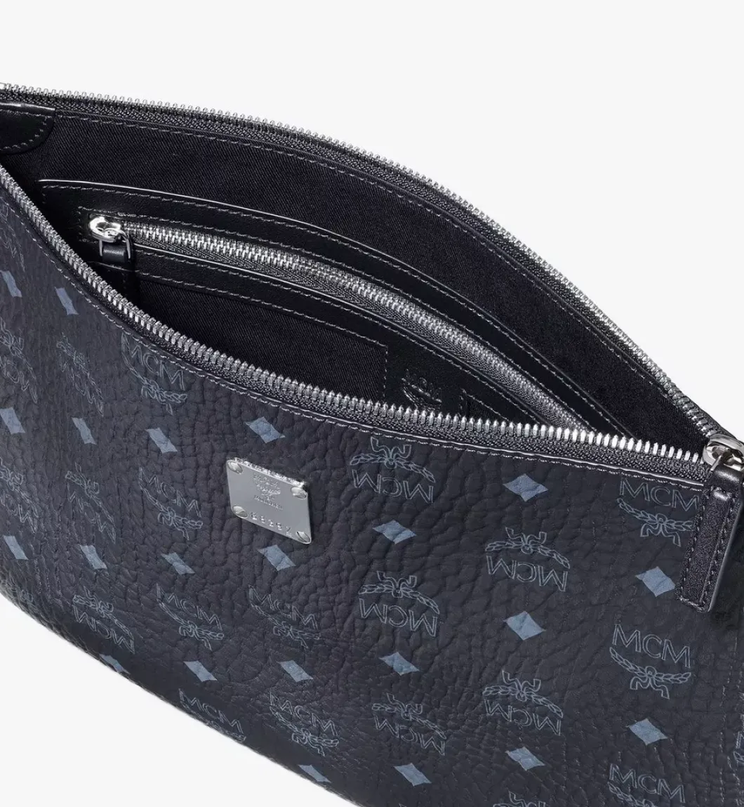 Wristlet Zip Pouch In Visetos Original