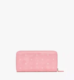 Zip Around Wallet In Visetos